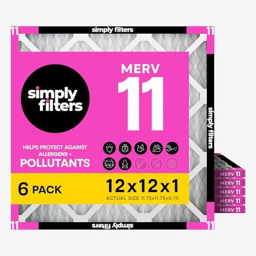 Simply 12x12x1 Air Filter, Mer...) DUST, Pet, & Allergy Control