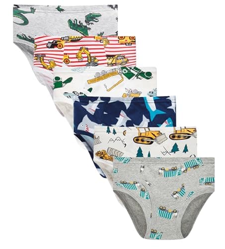 Boboking Little Boys Shark Panties Kids Soft Underwear Car Briefs 3T