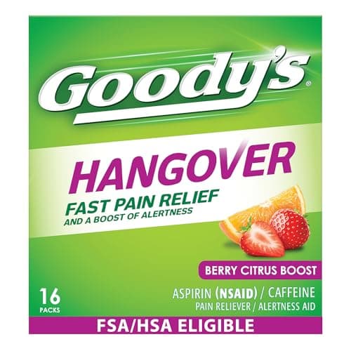 Goody's Hangover Relief Powder... Berry Citrus Flavor, 16 Count