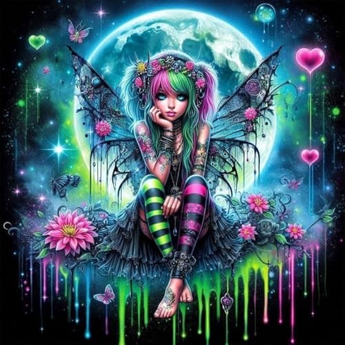 AIBOERL Diamond Art Kits for Adults,Girl DIY 5D Diamond Painting Kits Full Drill Diamond Dots Paintings with Diamonds Gem Art and Crafts Home Decor【13.78x13.78inch】