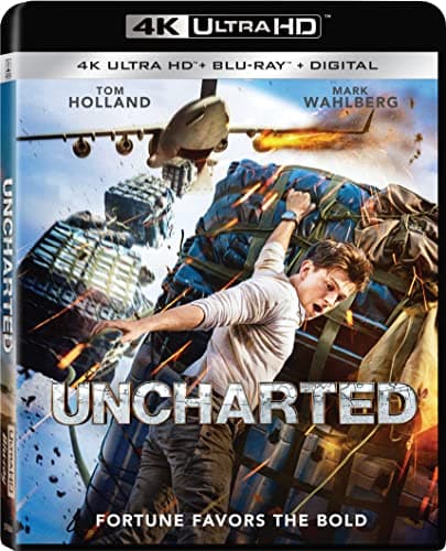 Uncharted (4K Ultra HD + Blu-ray + Digital) $11