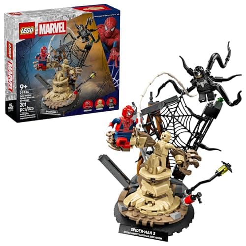 $19.99 | 201-Piece LEGO Marvel Super Heroes: Spider-Man 3 - Epic Battle: Spider-Man vs. Sandman (76334, 2026) at Amazon