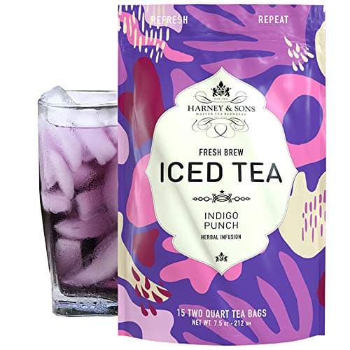Harney & Sons Indigo Punch Her...ower Tea, 15 Count (Pack of 1)