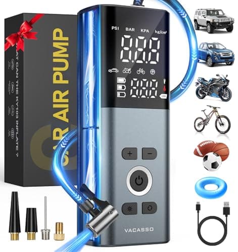 Vacasso 150 PSI Portable Cordless Tire Inflator Air Compressor for $20 + free shipping w/ Prime