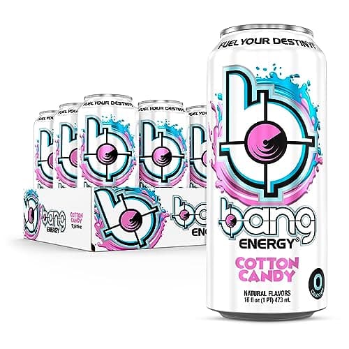[SnS, AC] $12.41 | 12-Pack 16-Oz BANG Energy Sugar-Free Energy Drink (Cotton Candy) at Amazon ($1.03 each)