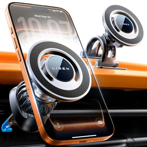 Lisen iPhone 2-in-1 MagSafe Magnetic Phone Car Mount $7 & More + FS w/ Prime or orders $35+