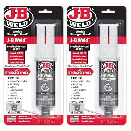 J-B Weld Original Steel Reinfo...th, 2 Pack, Dark Grey, 50165-2