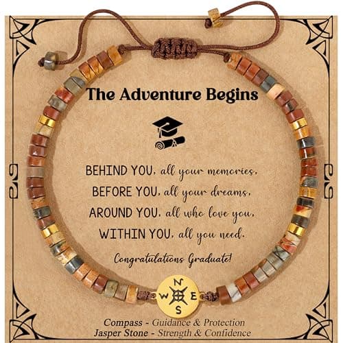 JoycuFF Graduation Gifts for Her 2026, High School 5th 8th Grade College Class of 2026 Masters Degree Graduation CompassBracelest Gifts for Her Women Daughter Granddaughter Sister Jewelry