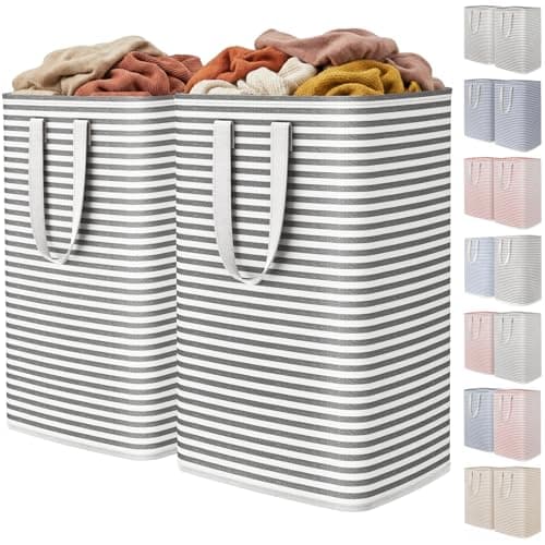 Collapsible Laundry Basket 2-Pack ONLY $8.39 on Amazon (Just $4.20 Each!)