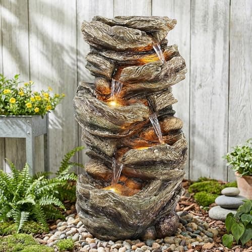 Jocoevol 32" High Outdoor Wate...y for Any Outdoor Living Space