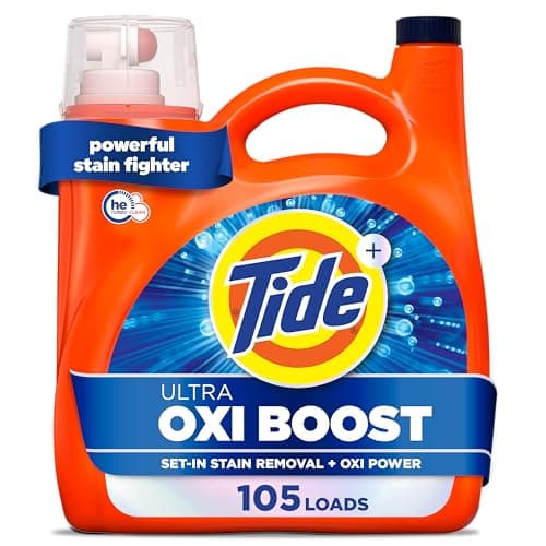 Tide Ultra Oxi Boost 148-oz. Liquid Laundry Detergent for $20 + free shipping w/ Prime