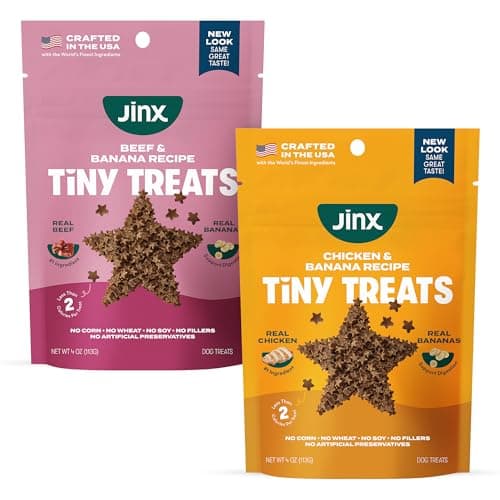 Jinx Dog Training Treats Bundle - Beef & Chicken - 4oz Each