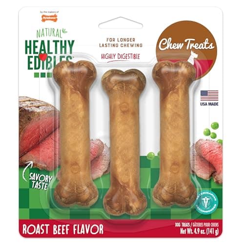 Nylabone Healthy Edibles Natur...or Dog Treats, Small (3 Count)
