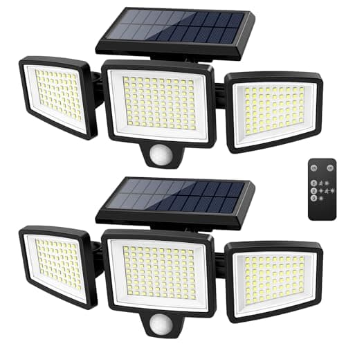 -33% OFF on a Pack o 2 Solar Outdoor Security Lights (Tuffenough)