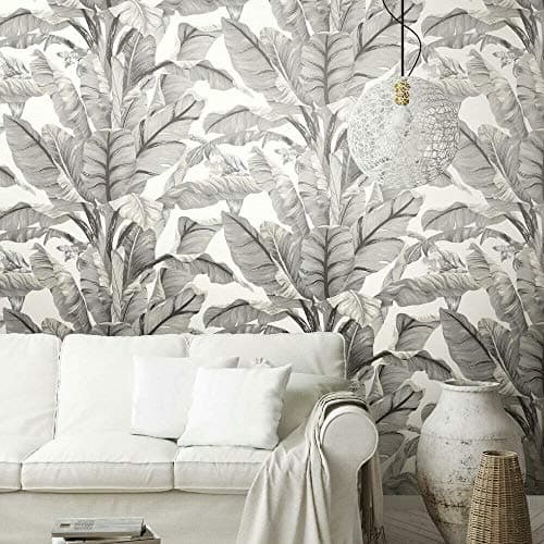 York Wallcoverings Banana Leaf...emium Peel and Stick Wallpaper