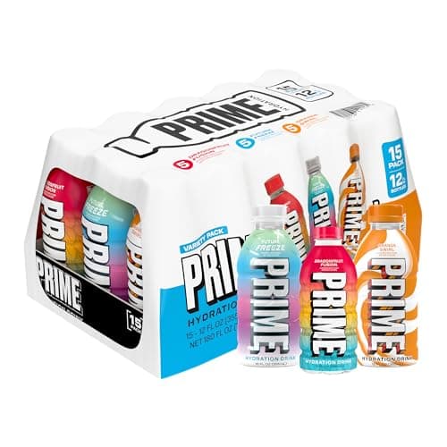 15-Pack 12-Oz Prime Hydration Sports Drinks (Variety Pack) $9.47 w/ S&S + Free Shipping w/ Prime or on $35+