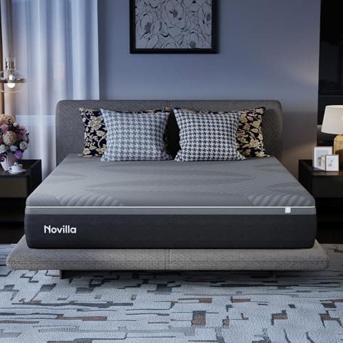 Novilla AiryFlow 12 Inch King ...iPUR-US Certified, Medium Firm
