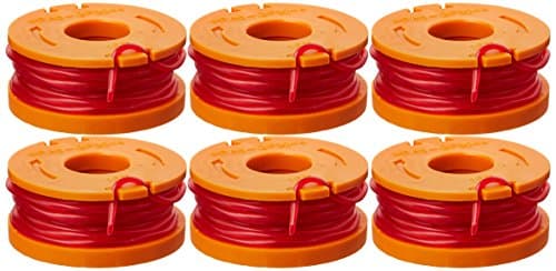 WORX Replacement Spool & Line for String Trimmers, 6-Pack, WA0010