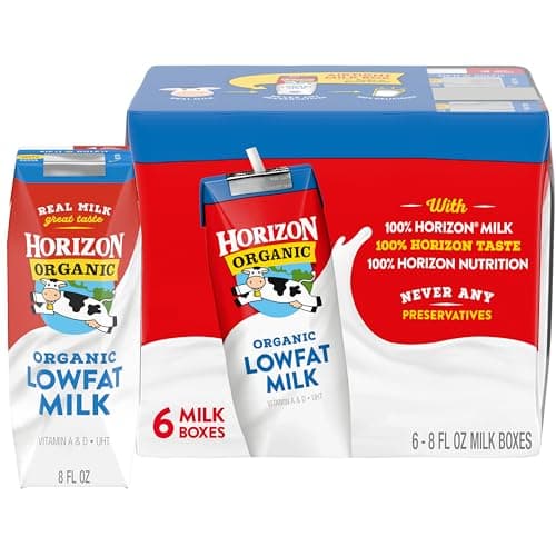 Horizon Organic, Low Fat Organ...ox, Plain, 8 Ounce (Pack of 6)