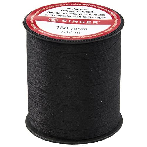 $2.19 | Singer 60110All Purpose Polyester Thread, 150 Yards, Black at Amazon