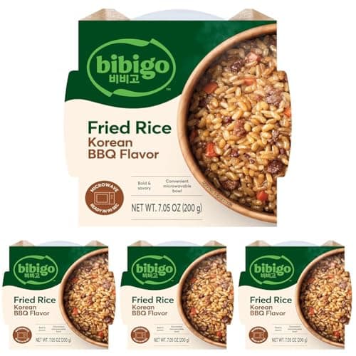 bibigo Korean BBQ Flavor Fried Rice Bowl (Pack of 4)