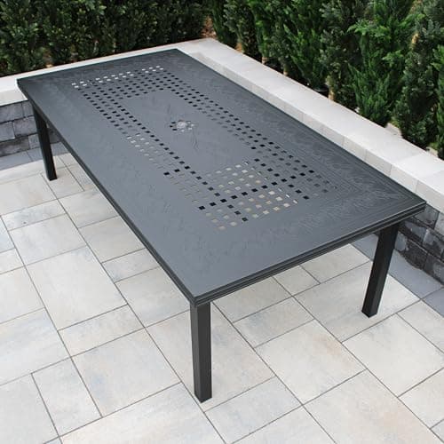 Oakland Living 1057-RECTANGLE-...angle Large Patio Dining Table