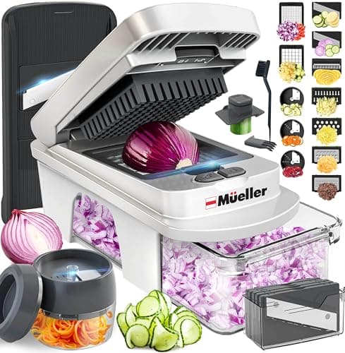 -44% LIMITED TIME OFF on a Best Seller 12-Blade Mandoline Slicer & Food Chopper (Mueller)