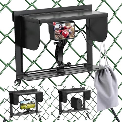 LC-dolida Foldable Phone Fence Mount with Sunshade $13