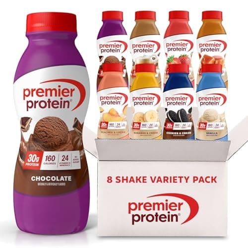 Premier Protein Shake, 8 Flavor Variety Pack, 30g Protein, No Added Sugar, 24 Vitamins & Minerals to Support Immune Health, Gluten-Free, 11.5 fl oz (8 Pack)