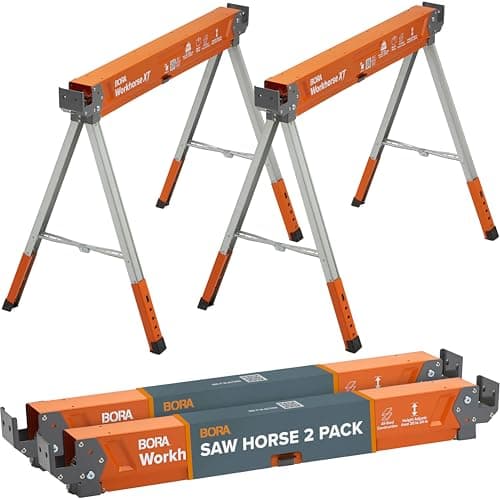 Bora Workhorse XT PM-3360T Adjustable Folding Sawhorse 2-Pack for $88 w/ Prime + free shipping