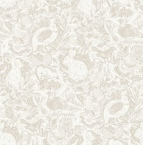 NuWallpaper by WallPops Cream ...eel & Stick Wallpaper, NUS4304