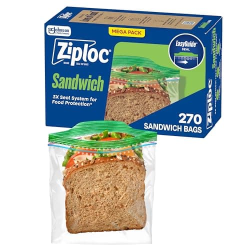 Ziploc Sandwich Bags 270-Count Box Just $6.99 Shipped on Amazon (Reg. $11)