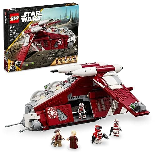 $97.99* | 1083-Piece LEGO Star Wars: The Clone Wars - Coruscant Guard Gunship (75354, 2023) at Amazon