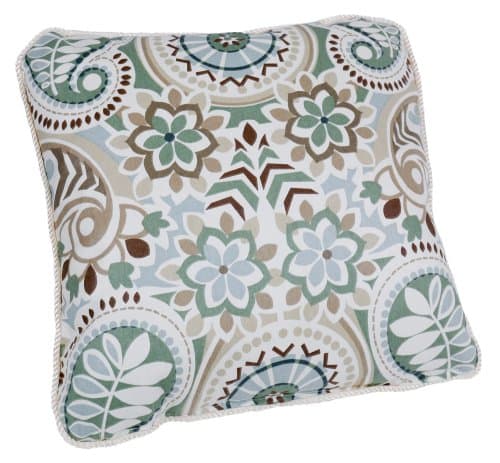 Ellis Curtain Paisley Prism Ja...s Pillow, 17 by 17-Inch, Latte