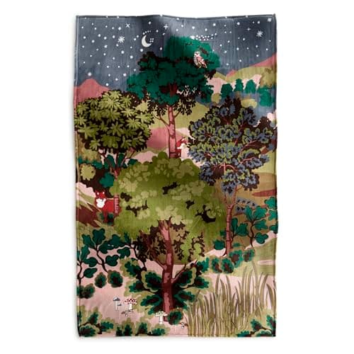 Vera Bradley Women's Fleece Pl...anket, Serene Forest, One Size