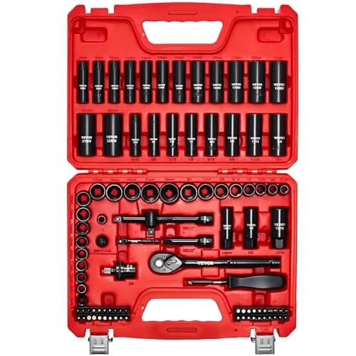 96-Pc VEVOR 3/8" Drive Impact Socket Wrench & Bit Set (SAE & Metric) $32.40 + Free S&H
