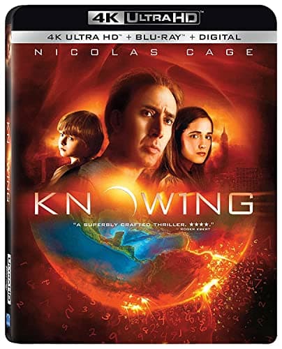 Knowing 4K UHD + Blu Ray + Digital $9.79 Amazon.com