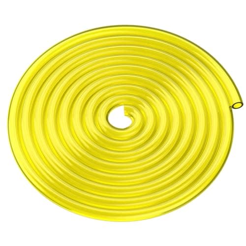 Bullwall 10-Feet 1/4" I.D x 3/8" O.D Fuel Line Hose 6.35mm x 9.5mm PVC High-Performance Fuel Hose Tube for Small Engine Trimmer Lawn Mower Chainsaw Blower Generator Model Parts