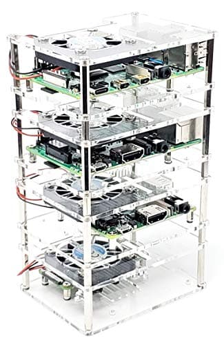 Micro Connectors Four (4) Laye... Heatsinks - Clear (RAS-PCS46)