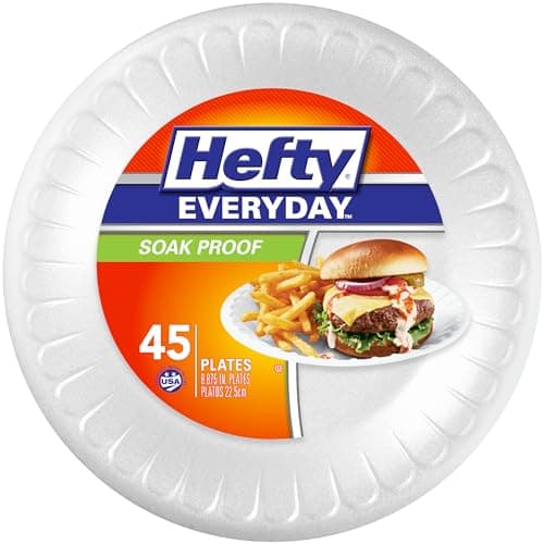 Hefty Foam Plates 45-Count Just $3 Shipped on Amazon