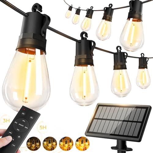 50-Foot Solar String Lights for $11 w/ Prime + free shipping