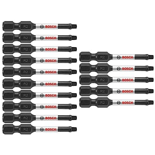 5-Pack 2" BOSCH Square #2 Impact Tough Screwdriving Power Bits $3.83 + Free Shipping w/ Prime or on $35+