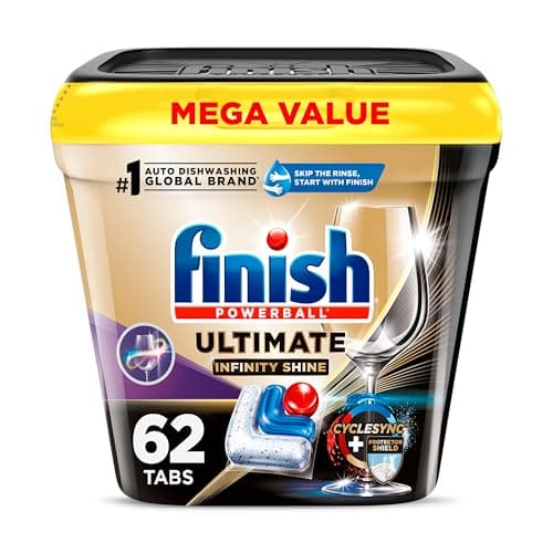 62-Count Finish Ultimate Infinity Shine Dishwasher Pods $12.96 w/ S&S + Free Shipping w/ Prime or on $35+