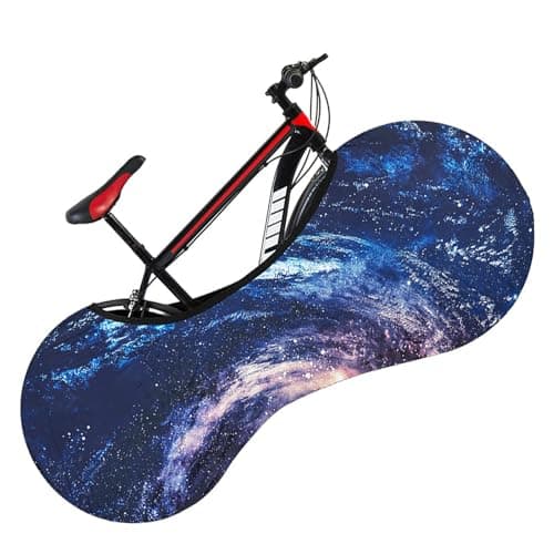 Bestookits Bike Wheel Covers for 22-27in Bicycles Wheels, Washable Stretchy Elastic Bike Tire Wheel Covers Dust-Proof for Indoor/Outdoor Use (Starry sky)