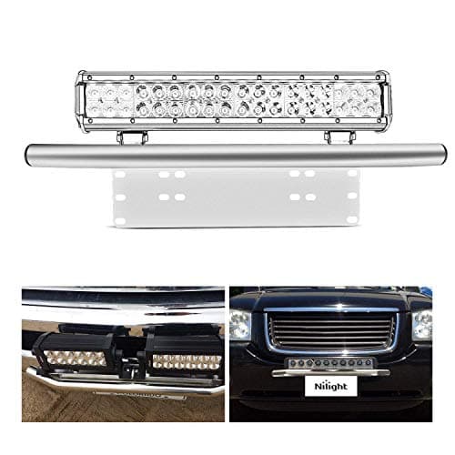 Nilight Led Light Bar Mounting... Bars,Silver, 2 Years Warranty