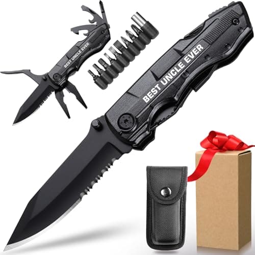 Gifts for Uncle, BEST UNCLE EVER Multitool Knife, Uncle Gifts for Christmas, Uncle Gifts, Best Uncle Gifts, Uncle Birthday Gift, Gifts Idea for Uncle