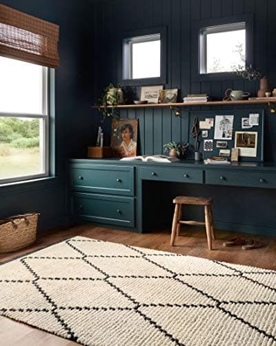 Loloi Chris Loves Julia Alice ...eam/Black 7'-9" x 10' Area Rug