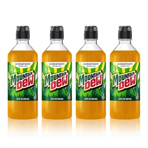 SodaStream® Mountain Dew ® New...k Mix, 14.9 Fl oz. (Pack of 4)