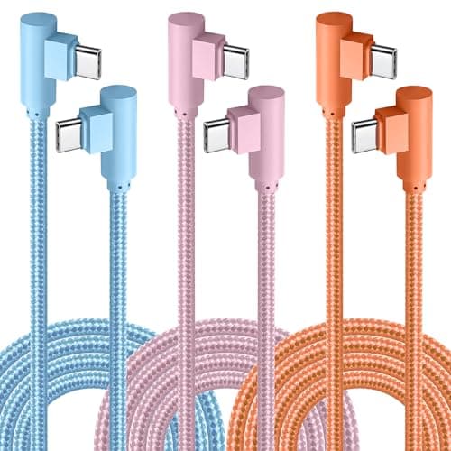 3-Pack 10' APFEN 60W USB-C to USB-C Nylon Braided 90-Degree Fast Charging Cable $6.99 + Free Shipping w/ Prime or on $35+