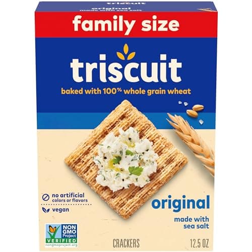 Select Accnts: 12.5-Oz Triscuit Wheat Crackers (Original or Pepper & Olive Oil) $2.20 w/ S&S